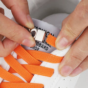 FnLune No Tie Shoe Laces Number 8 Lock Shoelaces Without Ties Elastic Laces Sneaker Kids Adult Widened Flat Shoelace for Shoe - FnLune