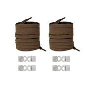 FnLune No Tie Shoe Laces Number 8 Lock Shoelaces Without Ties Elastic Laces Sneaker Kids Adult Widened Flat Shoelace for Shoe - FnLune