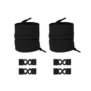 FnLune No Tie Shoe Laces Number 8 Lock Shoelaces Without Ties Elastic Laces Sneaker Kids Adult Widened Flat Shoelace for Shoe - FnLune