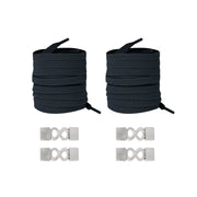 FnLune No Tie Shoe Laces Number 8 Lock Shoelaces Without Ties Elastic Laces Sneaker Kids Adult Widened Flat Shoelace for Shoe - FnLune