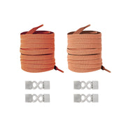 FnLune No Tie Shoe Laces Number 8 Lock Shoelaces Without Ties Elastic Laces Sneaker Kids Adult Widened Flat Shoelace for Shoe - FnLune