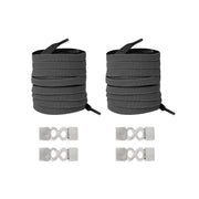 FnLune No Tie Shoe Laces Number 8 Lock Shoelaces Without Ties Elastic Laces Sneaker Kids Adult Widened Flat Shoelace for Shoe - FnLune