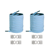 FnLune No Tie Shoe Laces Number 8 Lock Shoelaces Without Ties Elastic Laces Sneaker Kids Adult Widened Flat Shoelace for Shoe - FnLune