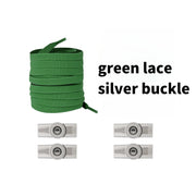 FnLune No Tie Shoe Laces Press Round Fixing Lock Shoelaces Without Ties - FnLune