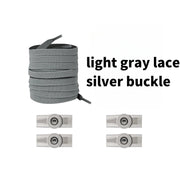 FnLune No Tie Shoe Laces Press Round Fixing Lock Shoelaces Without Ties - FnLune