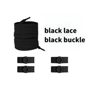 FnLune No Tie Shoe Laces Press Round Fixing Lock Shoelaces Without Ties - FnLune