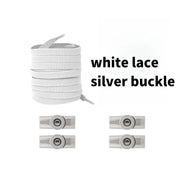 FnLune No Tie Shoe Laces Press Round Fixing Lock Shoelaces Without Ties - FnLune