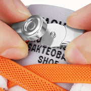 FnLune No Tie Shoe Laces Press Round Fixing Lock Shoelaces Without Ties - FnLune