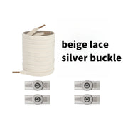 FnLune No Tie Shoe Laces Press Round Fixing Lock Shoelaces Without Ties - FnLune