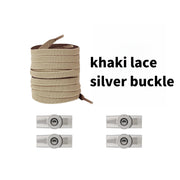 FnLune No Tie Shoe Laces Press Round Fixing Lock Shoelaces Without Ties - FnLune