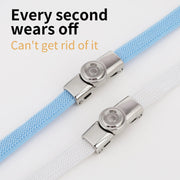 FnLune No Tie Shoe Laces Press Round Fixing Lock Shoelaces Without Ties - FnLune