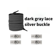 FnLune No Tie Shoe Laces Press Round Fixing Lock Shoelaces Without Ties - FnLune