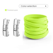 FnLune Press Lock Shoelaces Without Ties 7MM Width - FnLune