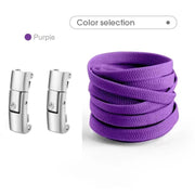 FnLune Press Lock Shoelaces Without Ties 7MM Width - FnLune