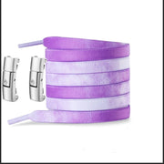 FnLune Press Lock Shoelaces Without Ties New Gradient Flat Elastic - FnLune