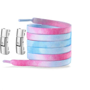 FnLune Press Lock Shoelaces Without Ties New Gradient Flat Elastic - FnLune