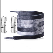 FnLune Press Lock Shoelaces Without Ties New Gradient Flat Elastic - FnLune