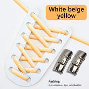 FnLune Press Lock Shoelaces Without ties New Gradient Flat Elastic Laces - FnLune