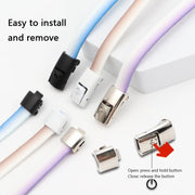 FnLune Press Lock Shoelaces Without ties New Gradient Flat Elastic Laces - FnLune