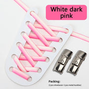 FnLune Press Lock Shoelaces Without ties New Gradient Flat Elastic Laces - FnLune