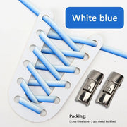 FnLune Press Lock Shoelaces Without ties New Gradient Flat Elastic Laces - FnLune