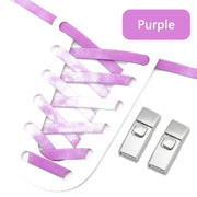 FnLune Rainbow Elastic Laces Sneakers Press Lock Shoelaces Without ties - FnLune