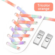 FnLune Rainbow Elastic Laces Sneakers Press Lock Shoelaces Without ties - FnLune