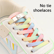 FnLune Rainbow Elastic Laces Sneakers Press Lock Shoelaces Without ties - FnLune