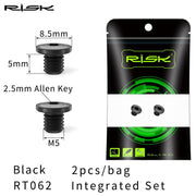 FnLune RISK 2/4pcs A Whole/Separate Oil Cylinder Lid Bolts for Bike Brake Lever Titanium Disc Fixed Screw Bicycle Hydraulic Brake Bolt - FnLune