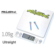 FnLune RISK 2Pcs Bicycle Hydraulic Disc Brake Bolt for Brake Pad MTB Bike Titanium Alloy Plug - FnLune