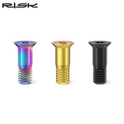 FnLune Risk 2pcs M5*14.2mm Bike Rear Derailleur Jockey Wheel Screws Titanium Bolts MTB Road Pulley Guide Wheel Fixed Bolts Accessories - FnLune