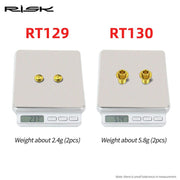 FnLune RISK 2pcs Titanium Road Bike Schaltung Bleed Bolts/Hose Locking Screw For SHIMANO R7020 R8020 R8070 R8170 R9170 Cycling Parts - FnLune