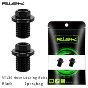 FnLune RISK 2pcs Titanium Road Bike Schaltung Bleed Bolts/Hose Locking Screw For SHIMANO R7020 R8020 R8070 R8170 R9170 Cycling Parts - FnLune