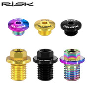 FnLune RISK 2pcs Titanium Road Bike Schaltung Bleed Bolts/Hose Locking Screw For SHIMANO R7020 R8020 R8070 R8170 R9170 Cycling Parts - FnLune