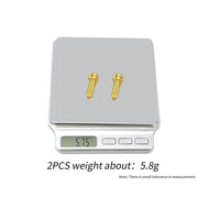 FnLune Risk 2pc/set M6*18MM Crank Arm Fixing Bolts Mountain Road Bike Chainwheel Arm Fixed Screws Titanium Alloy Bike Bolt Accessories - FnLune