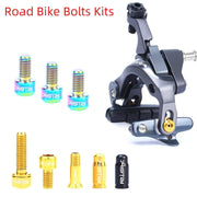 FnLune RISK 36pcs Ultralight MTB Road Bicycle Screw Kit Titanium Alloy Fixing Bolts Bicycle Modification Kit Universal Bike Accessories - FnLune