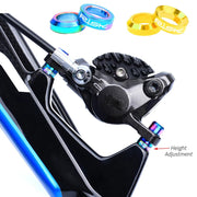 FnLune RISK 4Pcs/box MTB Bike Hydraulic Disc Brake Caliper Concave and Convex Washer Spacer Bicycle M6 O Ring Gasket Screw Fastener - FnLune