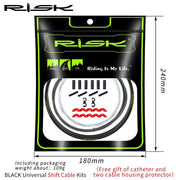 FnLune Risk Basic Universal Bicycle Gear Brake Shift Derailleur Cable Front Rear Inner Outer Replacement Wire Set For MTB Road Bike - FnLune