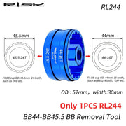 FnLune RISK Bicycle Bottom Bracket Cup Removal Tool Ratchet Wrench Toos For BB44 - 45.5 BB39 - 40.5 DUB BB52 RS500 GXP BBR9100 BBR60 MT800 - FnLune