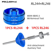 FnLune RISK Bicycle Bottom Bracket Cup Removal Tool Ratchet Wrench Toos For BB44 - 45.5 BB39 - 40.5 DUB BB52 RS500 GXP BBR9100 BBR60 MT800 - FnLune