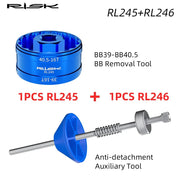FnLune RISK Bicycle Bottom Bracket Cup Removal Tool Ratchet Wrench Toos For BB44 - 45.5 BB39 - 40.5 DUB BB52 RS500 GXP BBR9100 BBR60 MT800 - FnLune