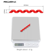 FnLune RISK Bicycle Brake Cable Protector Rubber 5/10pcs Bike Frame Spiral Protector Cover Anti - friction Cycling Parts Accessories - FnLune