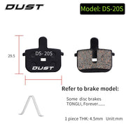 FnLune RISK Bicycle Brake Pads MTB Bike Hydraulic Disc Brake Pad Mountain Cycling Part For SHIMANO XT XTR M315 SRAM Avid BB5 BB7 E1 E3 - FnLune