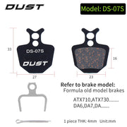 FnLune RISK Bicycle Brake Pads MTB Bike Hydraulic Disc Brake Pad Mountain Cycling Part For SHIMANO XT XTR M315 SRAM Avid BB5 BB7 E1 E3 - FnLune