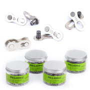 FnLune RISK Bike Chain Quick Link Connector Lock Set MTB Road Bicycle Power Chain Quick Release Buckle For 6/7/8 S /9/10/11/12 Speed - FnLune