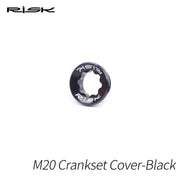 FnLune RISK M20x8mm Bike Crank Cover Aluminium Bicycle Bottom Bracket Bolts MTB Chainwheel BB Cranks Arm Cover For Deore/XT Crankset - FnLune