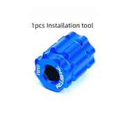 FnLune RISK M20x8mm Bike Crank Cover Aluminium Bicycle Bottom Bracket Bolts MTB Chainwheel BB Cranks Arm Cover For Deore/XT Crankset - FnLune