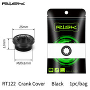 FnLune RISK M20x8mm M6x18mm Titanium Bicycle Crankset Cover Bolts XT XTR Mountain Road Bike Plum Blossom Bottom Bracket Crank Arm Screw - FnLune