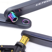 FnLune RISK Mountain Road Bicycle Pedals Extended Axle Core Locking Pedal Extender Axle Converter Pedal Extension - FnLune