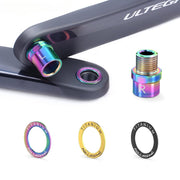 FnLune RISK Mountain Road Bicycle Pedals Extended Axle Core Locking Pedal Extender Axle Converter Pedal Extension - FnLune